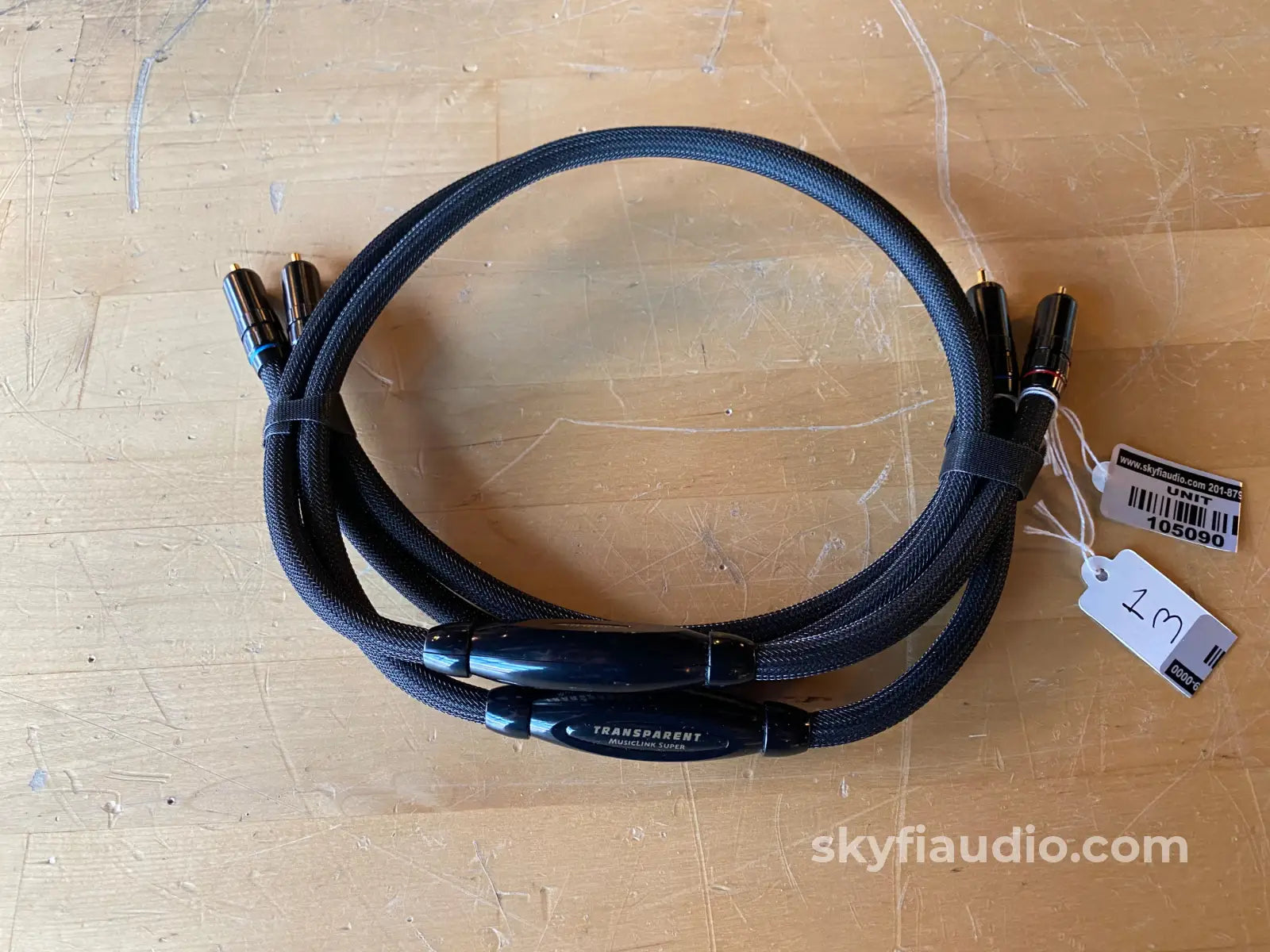 Transparent MusicLink Super RCA Interconnects (Pair) - 1m