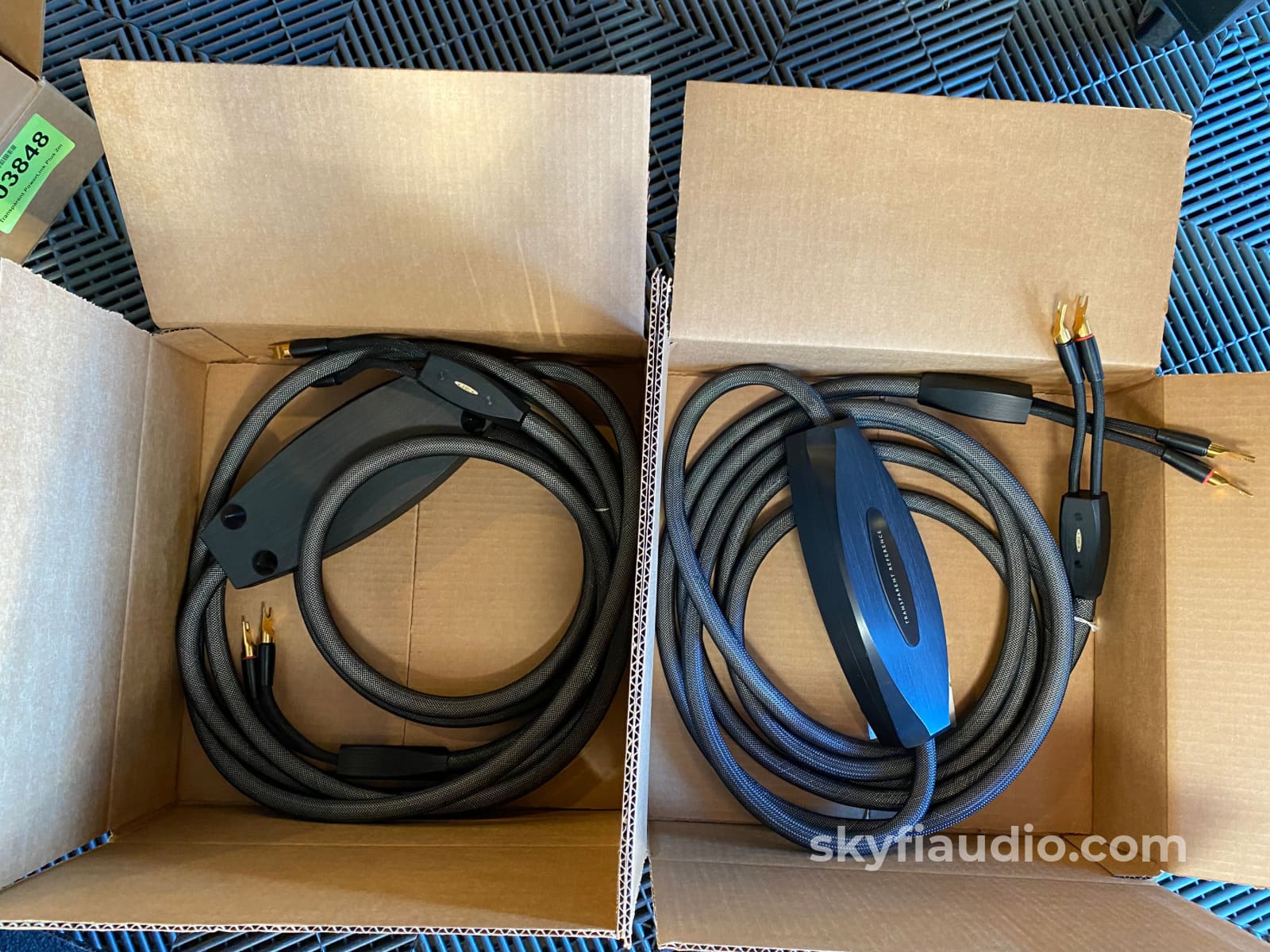 Transparent Reference Speaker Cable 20Ft Pair With Spades - Low Z Version Cables