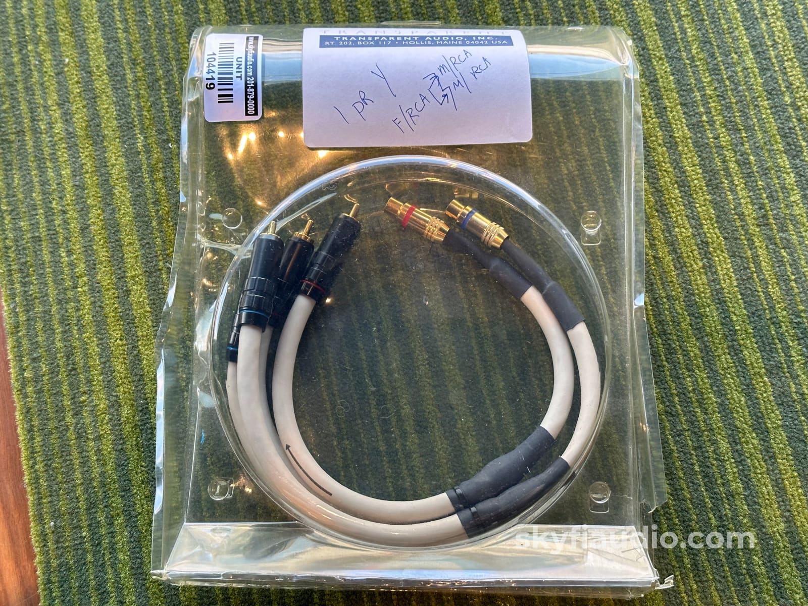 Transparent Audio Rare Y-Splitter Rca Interconnects - 15 New Old Stock (Nos)! Recftpkbzc4Fmdjzk