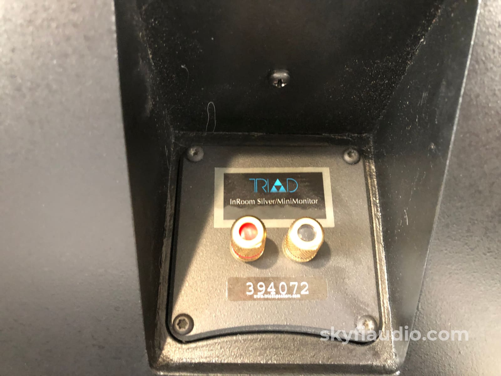 Triad Inroom Silver Minimonitor Bookshelf Speakers