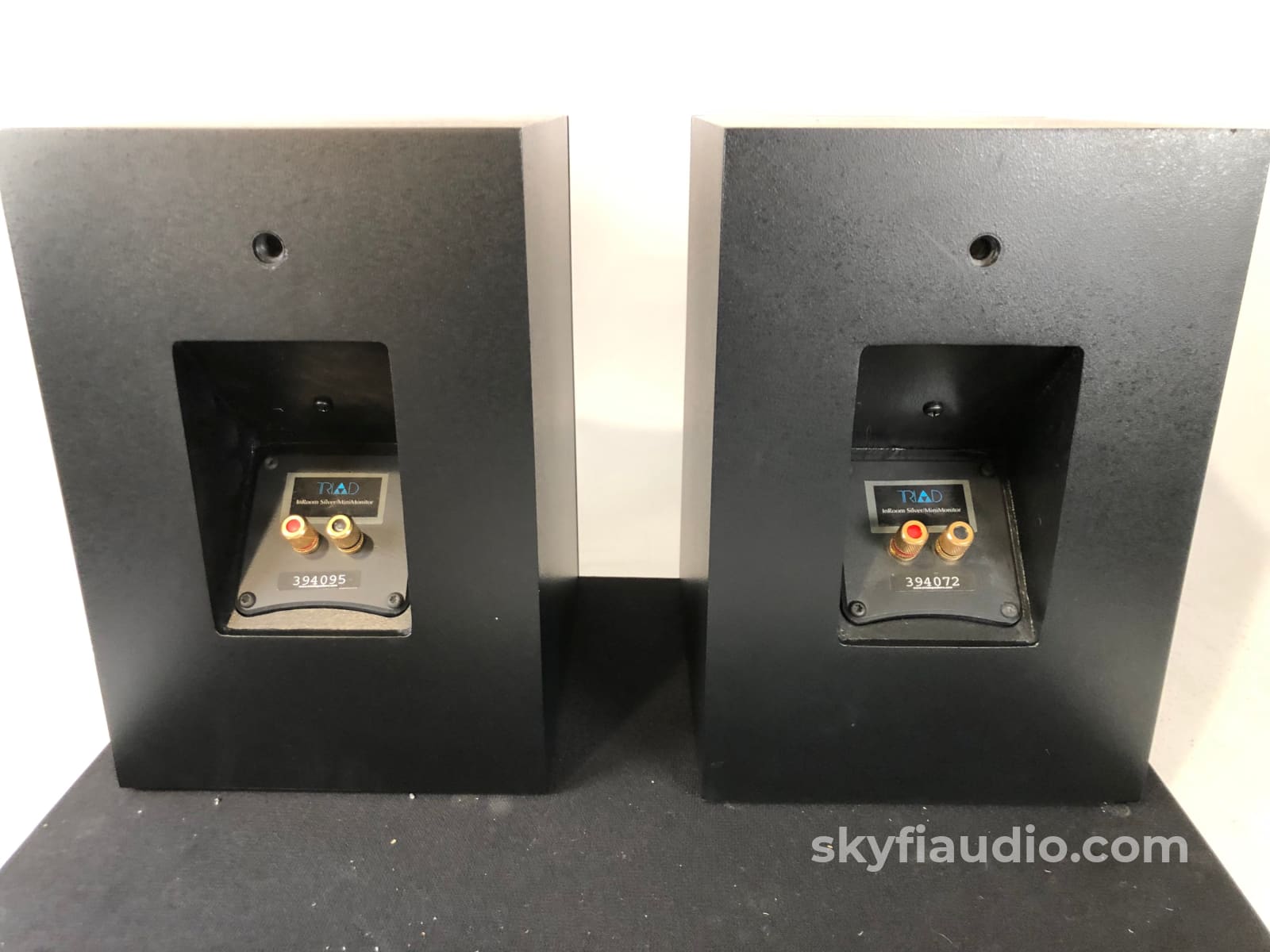 Triad Inroom Silver Minimonitor Bookshelf Speakers