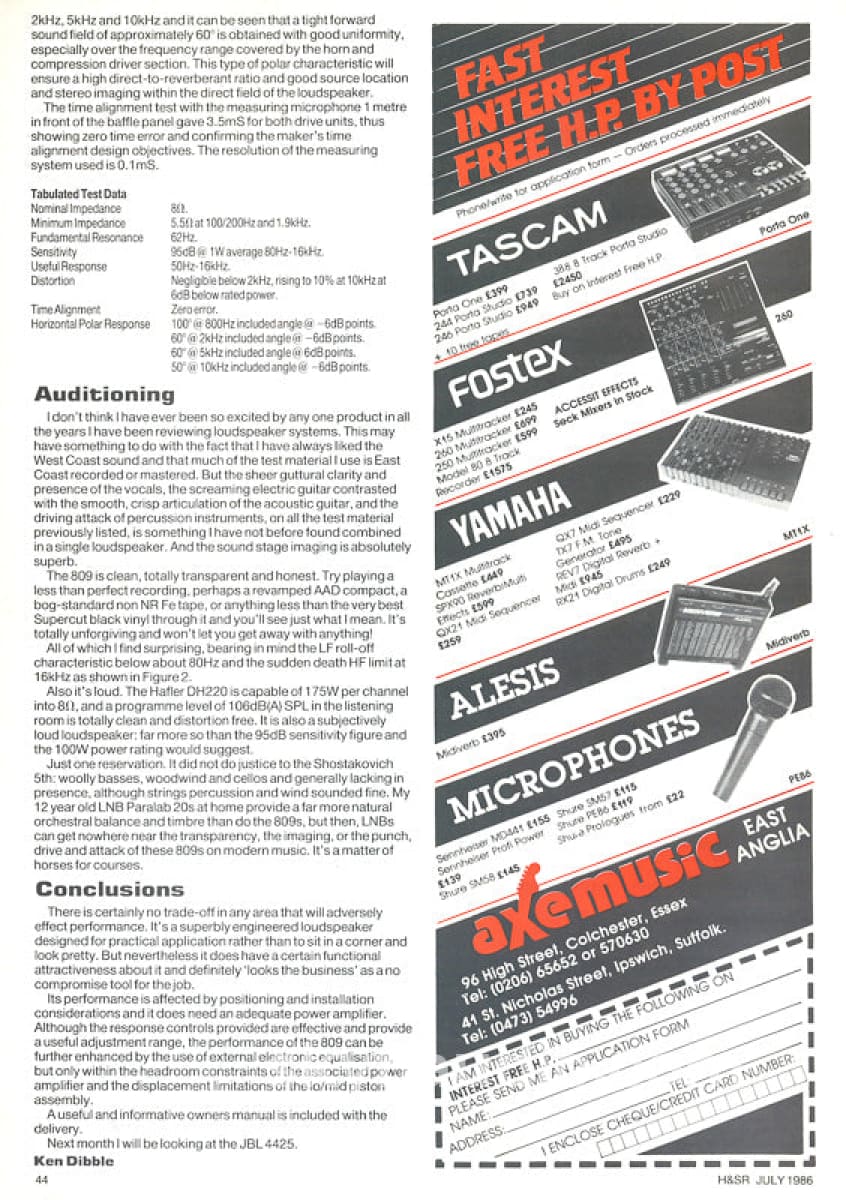 Urei 809 Time Aligned Coaxial Studio Monitor Speakers - Skyfi Customized