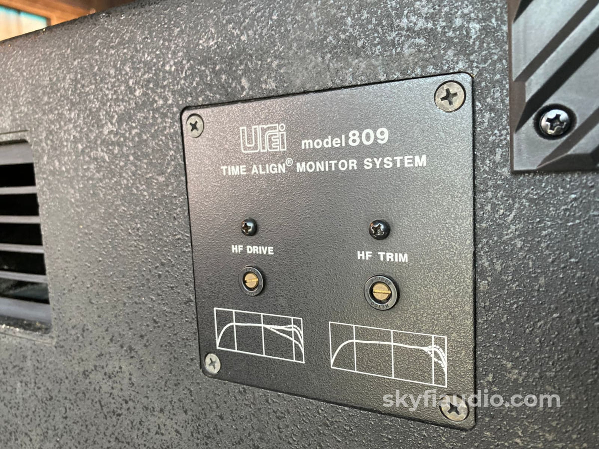 Urei 809 Time Aligned Coaxial Studio Monitor Speakers - Skyfi Customized