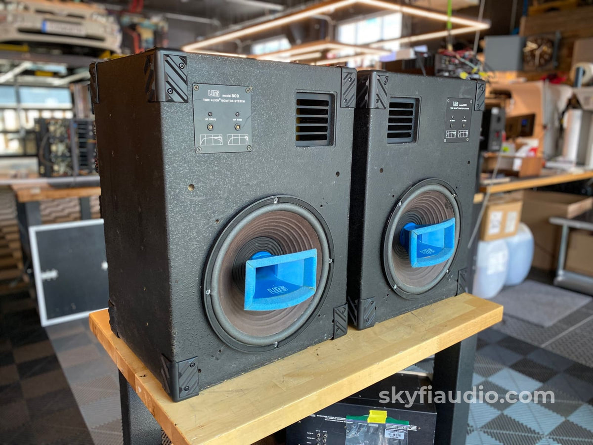 Urei 809 Time Aligned Coaxial Studio Monitor Speakers - Skyfi Customized