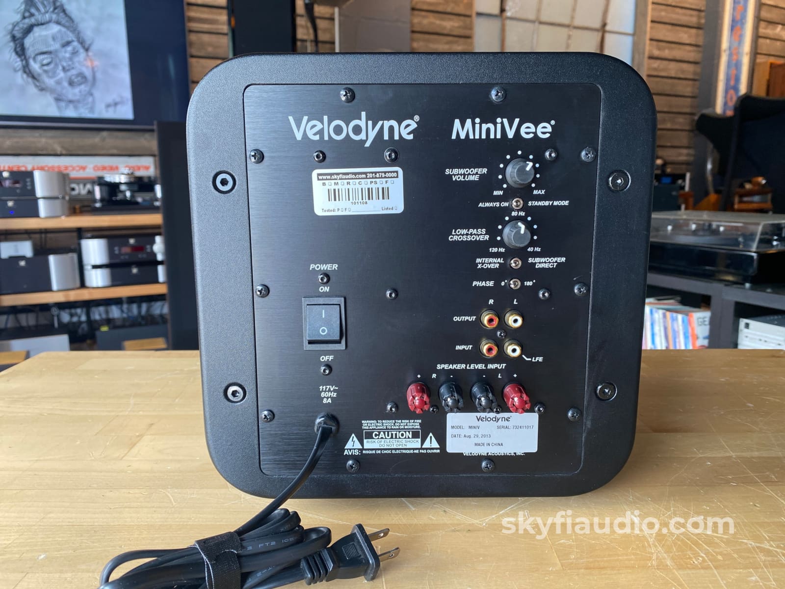 Velodyne Minivee - Compact Powered Subwoofer With 1000W Amp! Speakers