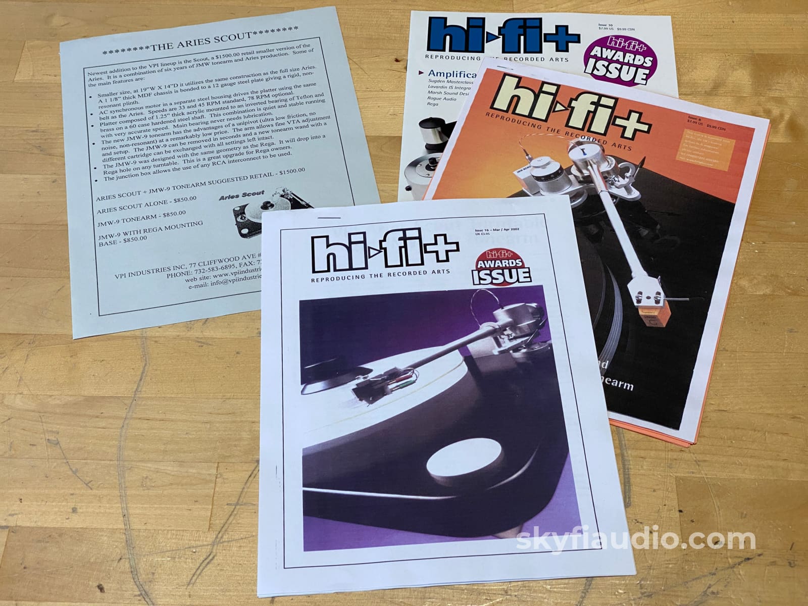 Vpi Aries Scout Turntable