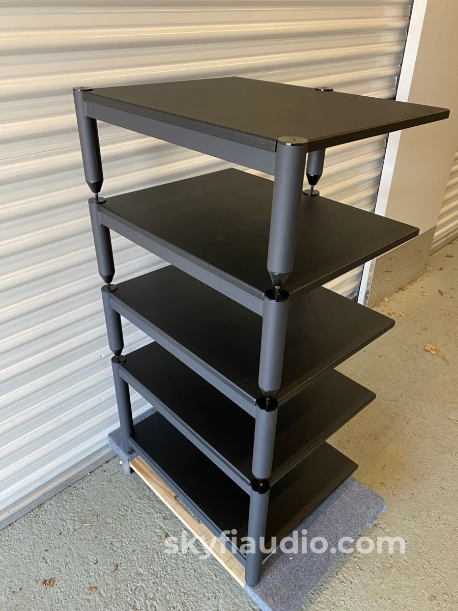 Vti Stacking Steel Equipment Rack - 5 Shelf / 3 Post Furniture