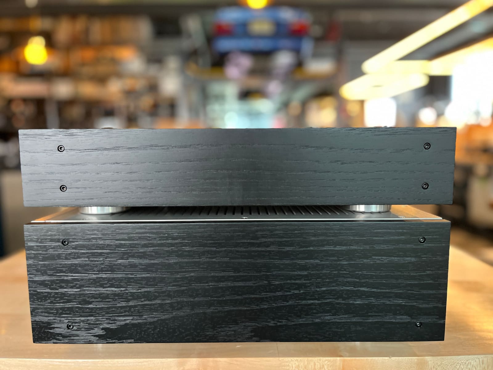 VTL TL7.5 Two Piece Tube/FET Reference Preamplifier - w/ Custom Black Ash Side Panels Preamplifier