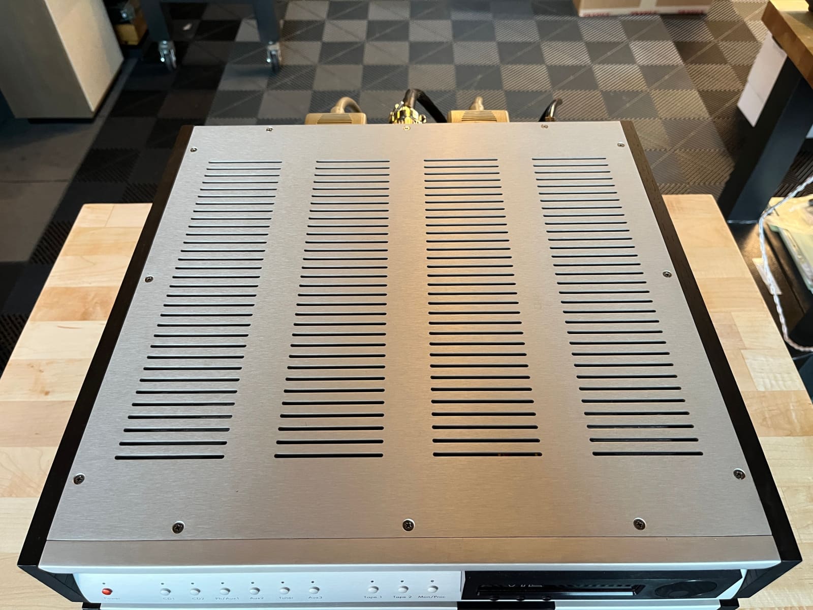 VTL TL7.5 Two Piece Tube/FET Reference Preamplifier - w/ Custom Black Ash Side Panels Preamplifier