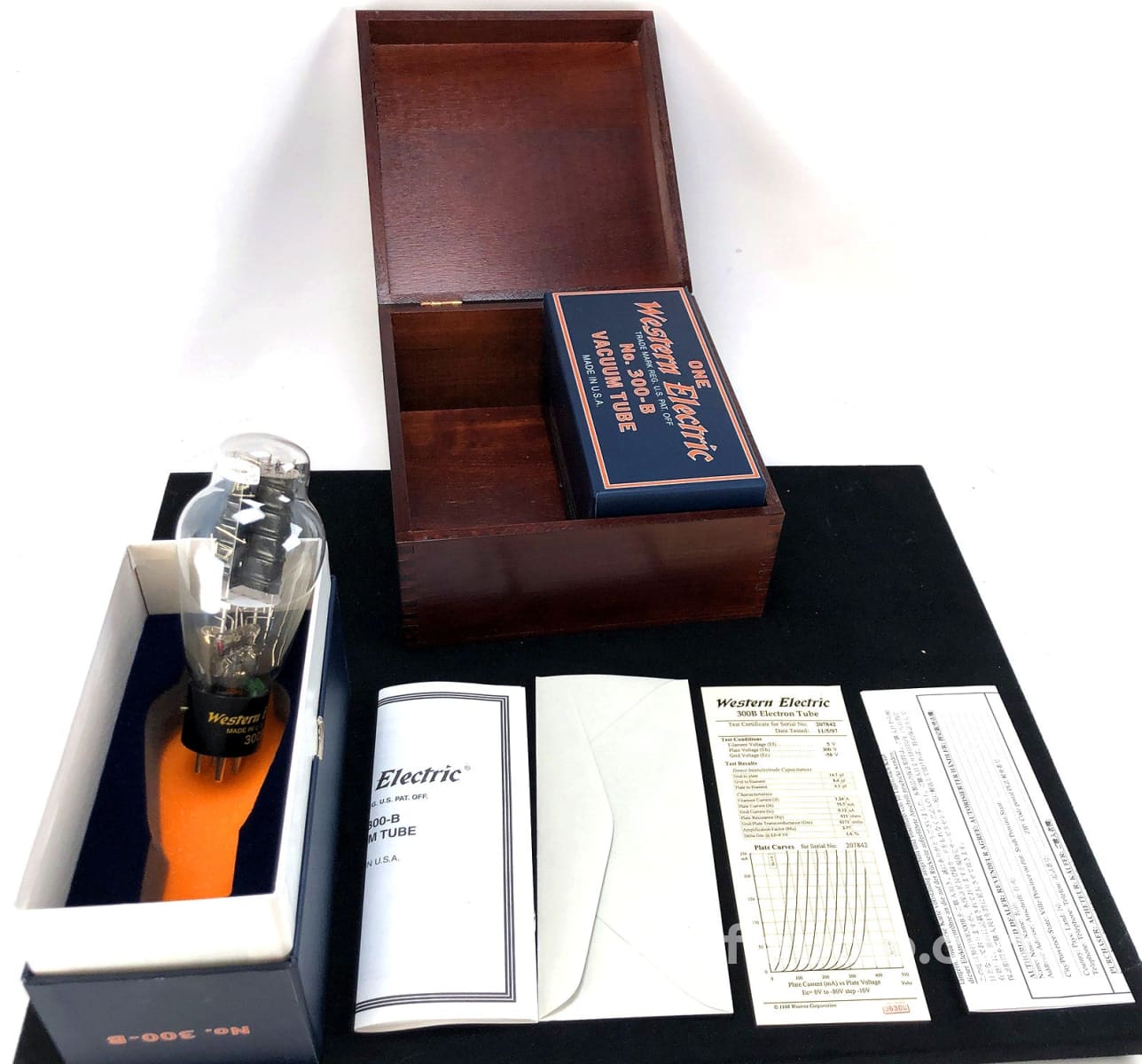 Western Electric No. 300-B Re-Issue Nos Tubes - New Matched Pair (Set 1 Of 3) Accessory
