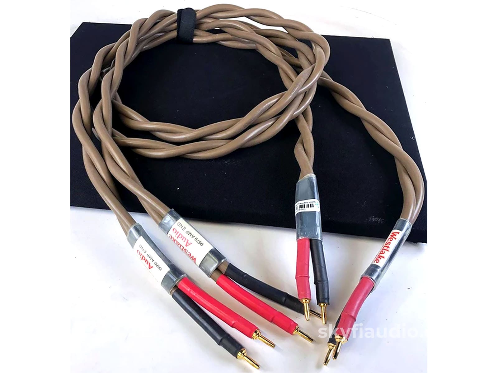 Westlake Audio Speaker Cables (Pair) Large 4 Gauge Diameter Wiring 7Ft