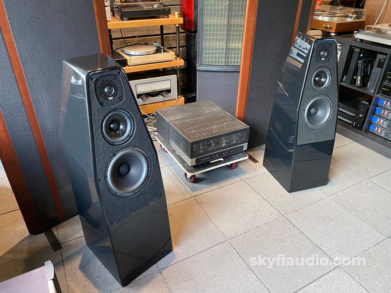 Wilson Audio Sabrina Speakers In Gloss Black