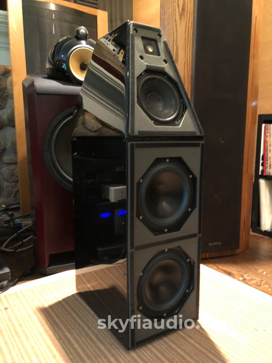 Wilson Audio Watt / Puppy System V (5) Speakers - With Grills And Spikes