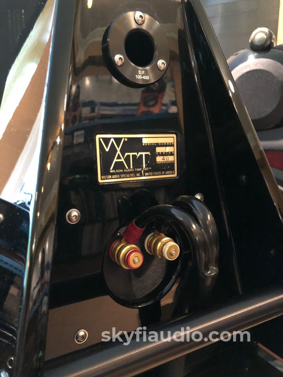 Wilson Audio Watt / Puppy System V (5) Speakers - With Grills And Spikes