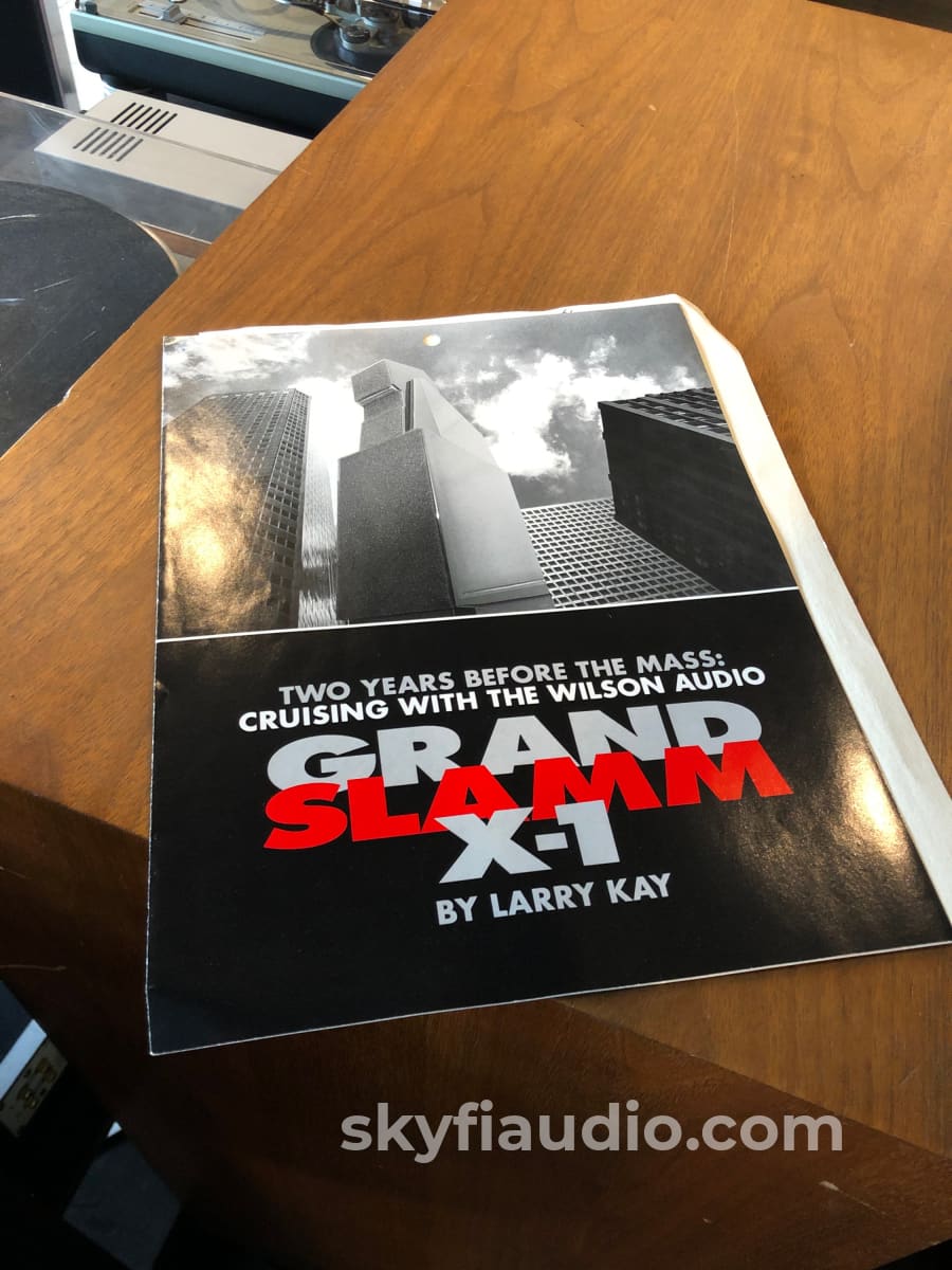 Wilson Audio X-1 Grand Slamm Flagship Speakers - Restored