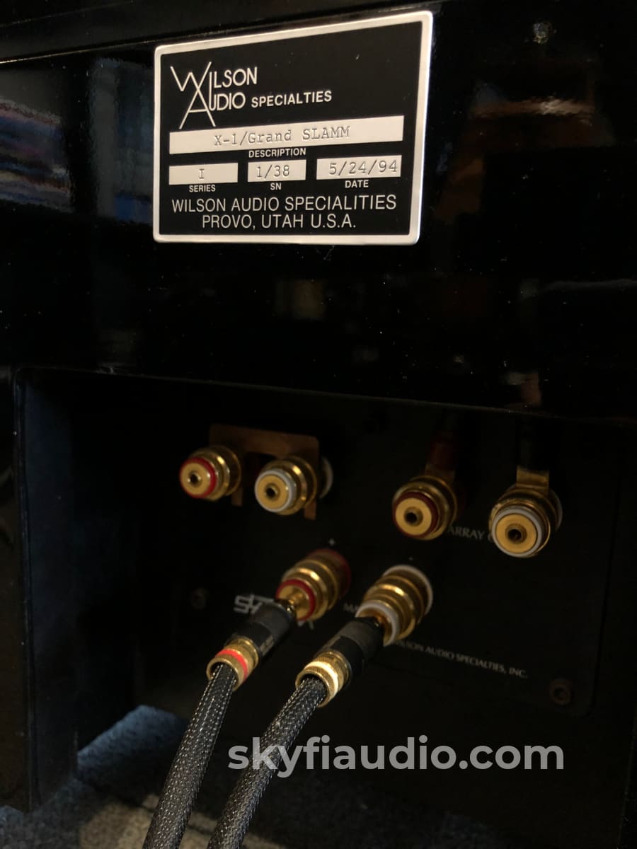 Wilson Audio X-1 Grand Slamm Flagship Speakers - Restored
