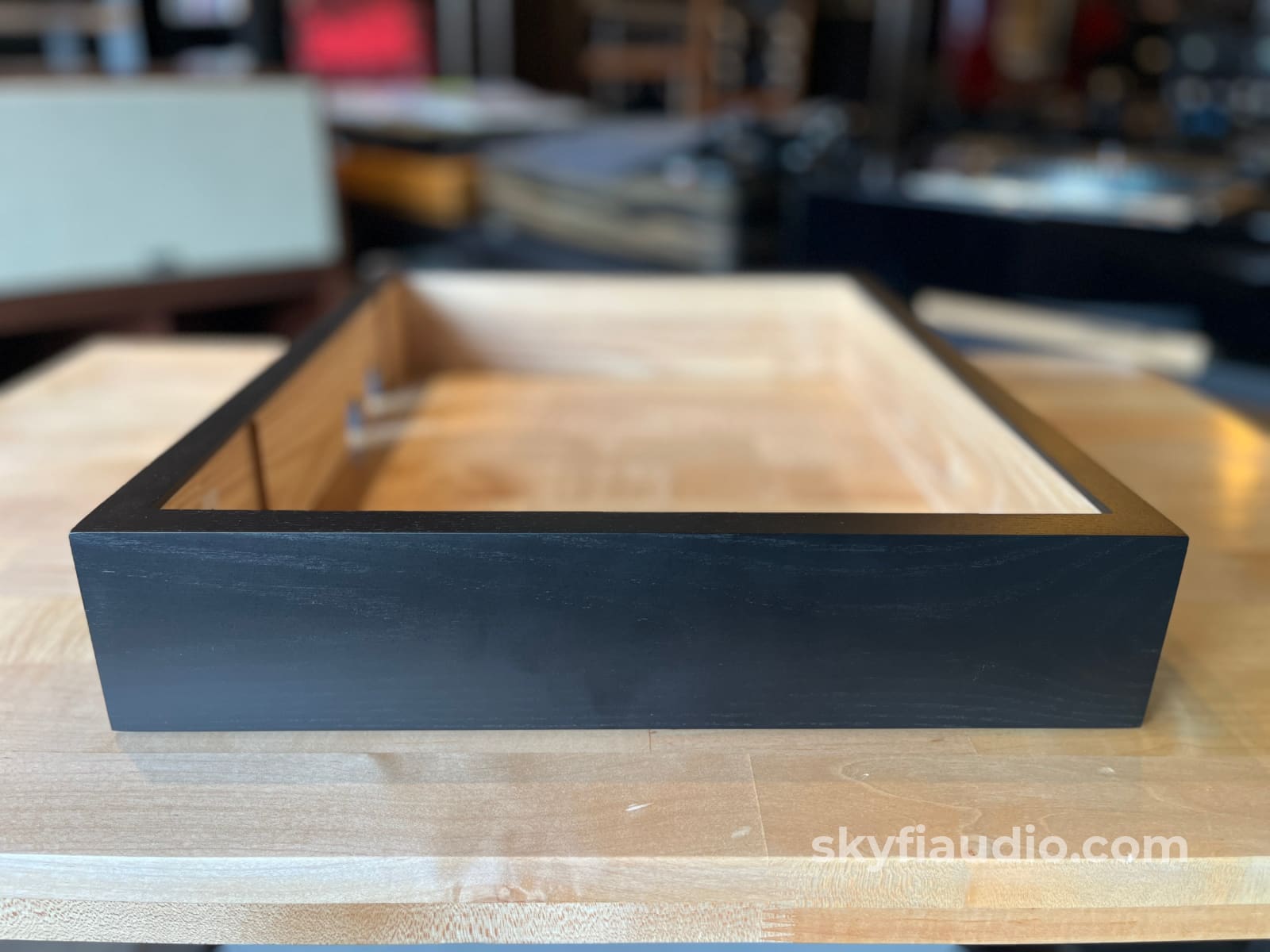 Wood Plinth For Technics Sl-1200G Only - Matte Black Accessory