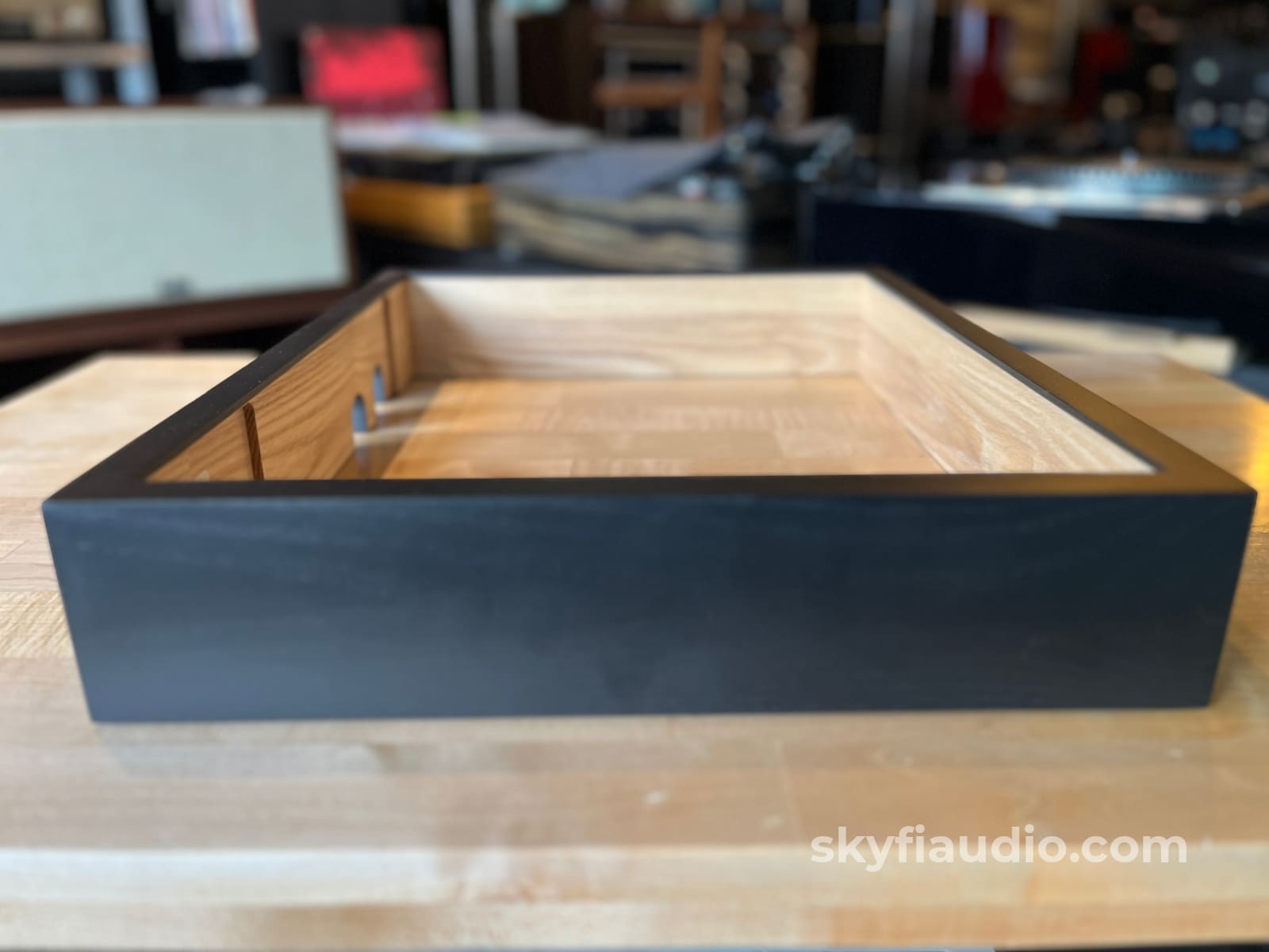 Wood Plinth For Technics Sl-1200G Only - Matte Black Accessory