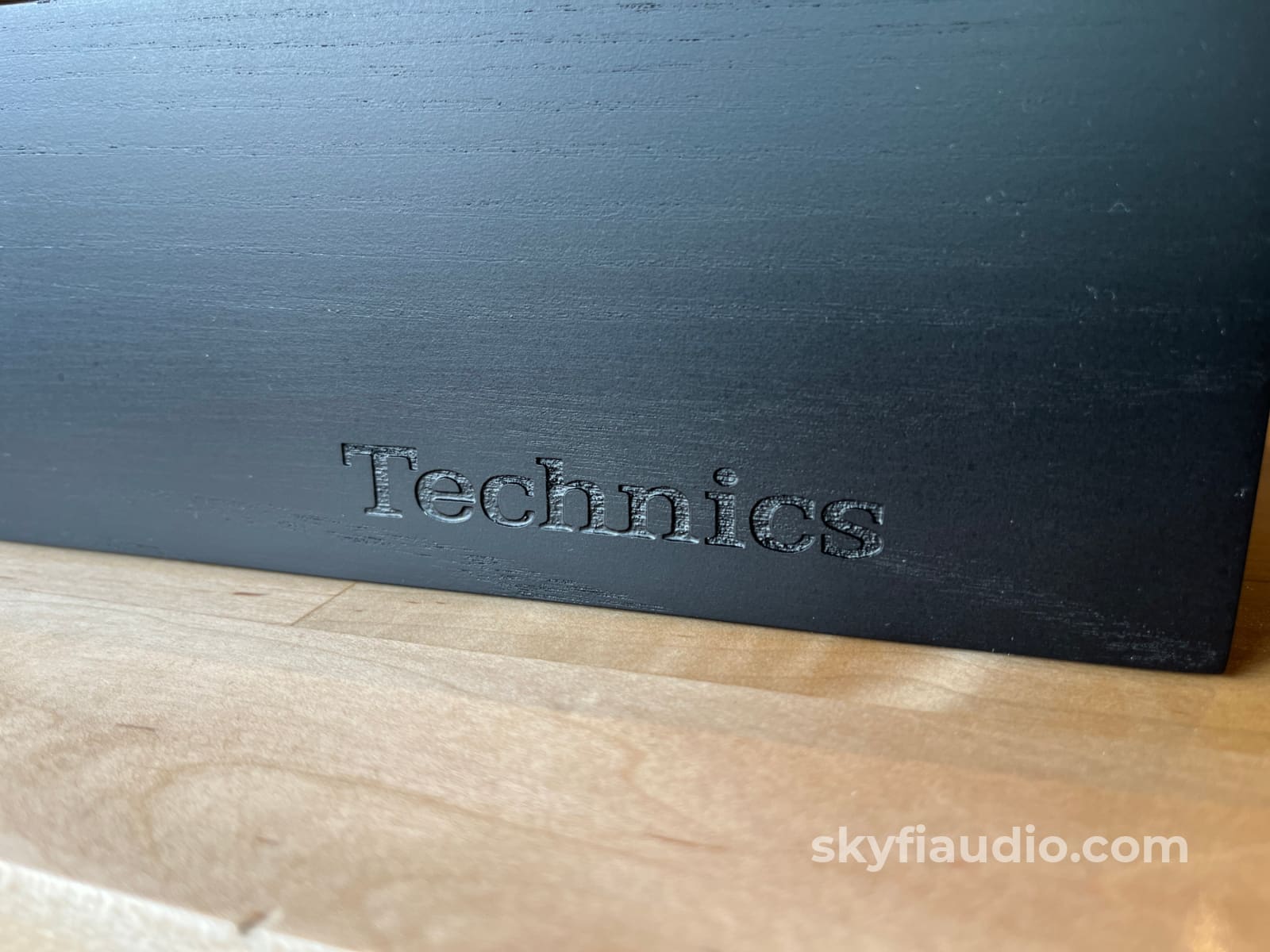 Wood Plinth For Technics Sl-1200G Only - Matte Black Accessory