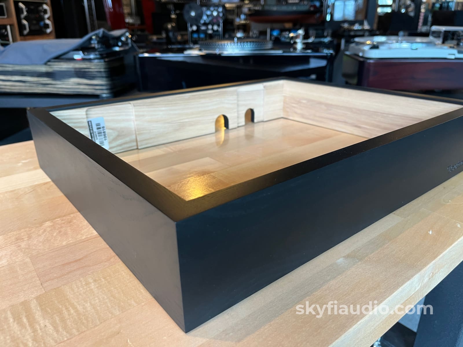 Wood Plinth For Technics Sl-1200G Only - Matte Black Accessory
