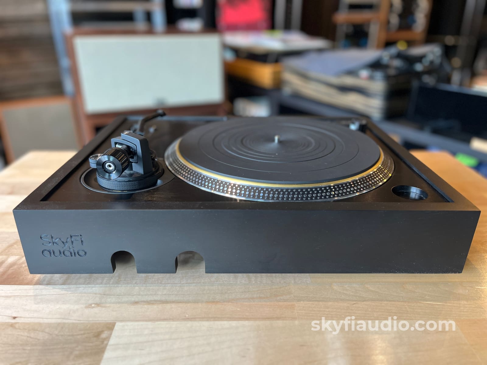 Wood Plinth For Technics Sl-1200G Only - Matte Black Accessory