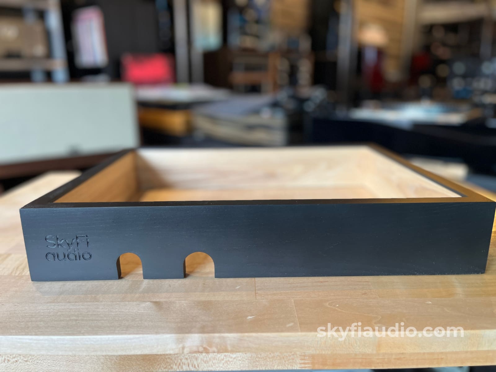 Wood Plinth For Technics Sl-1200G Only - Matte Black Accessory