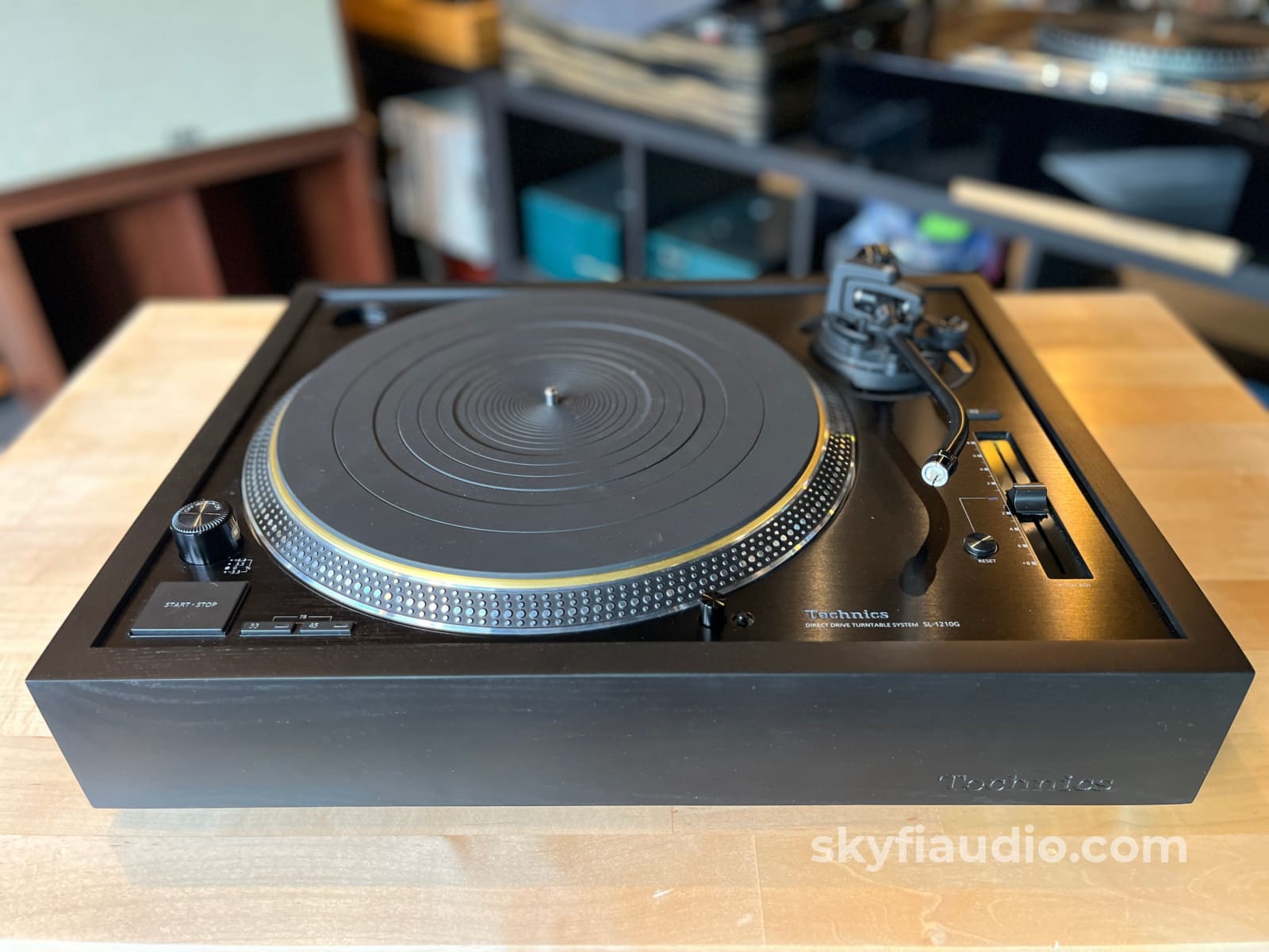 Wood Plinth For Technics Sl-1200G Only - Matte Black Accessory