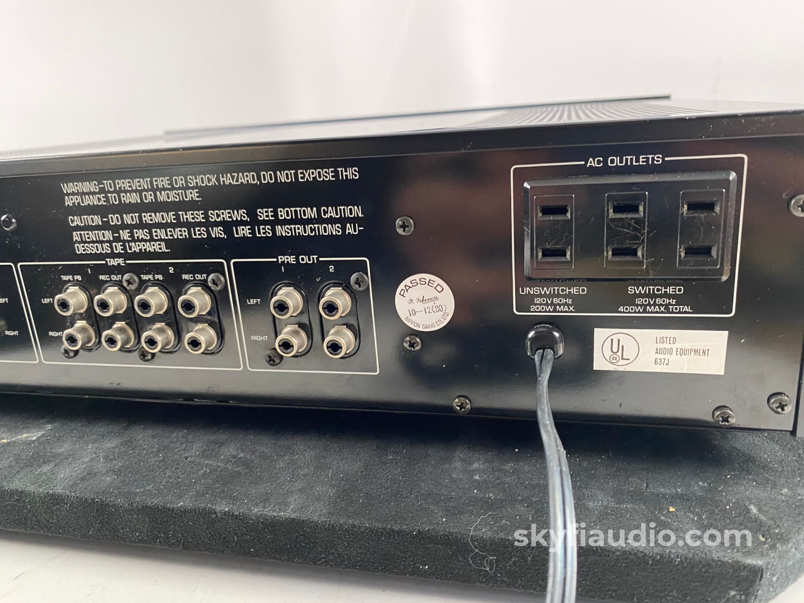 Yamaha C-4 Preamplifier Serviced Vinyl Lovers Dream Preamp