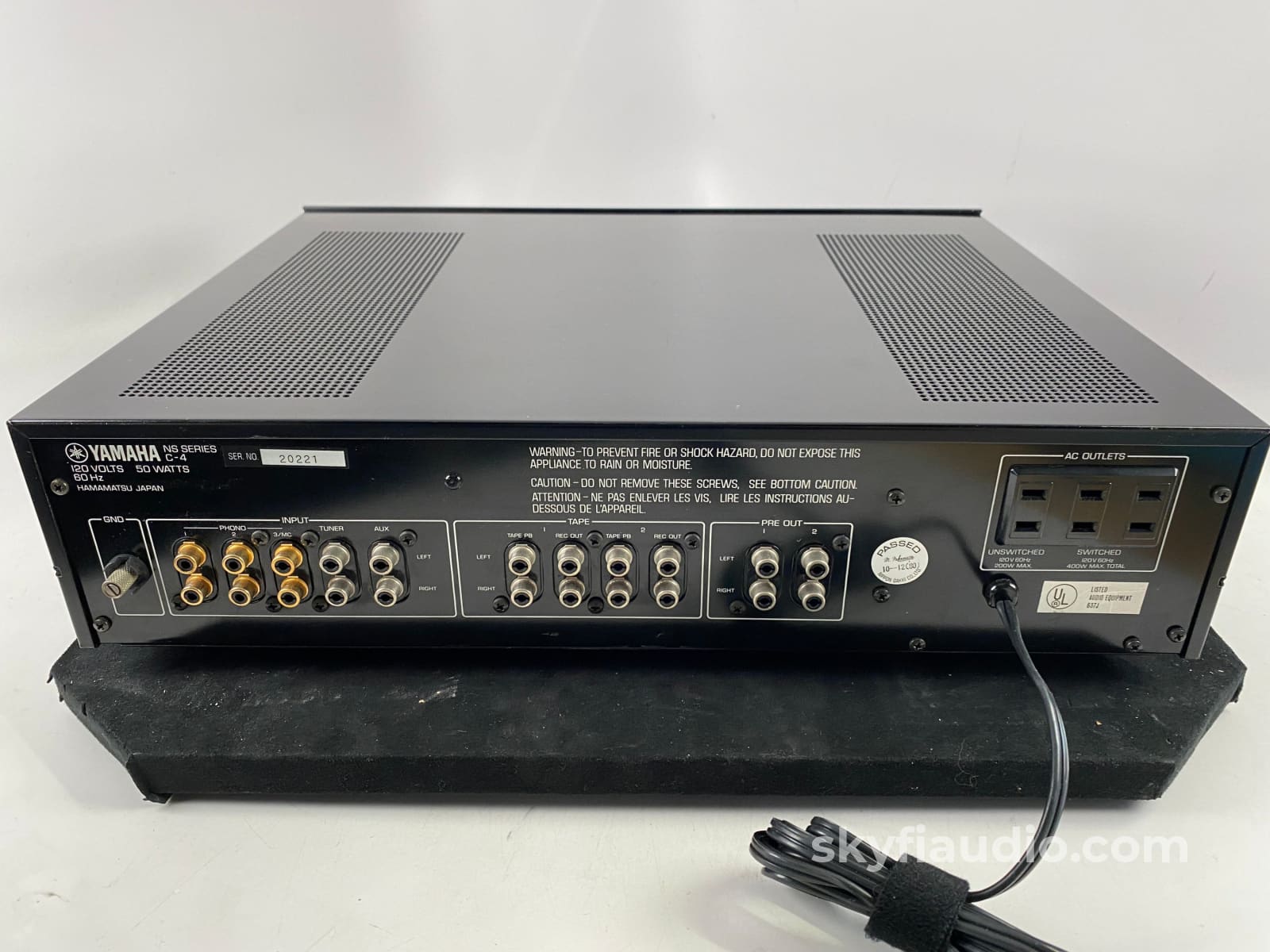Yamaha C-4 Preamplifier Serviced Vinyl Lovers Dream Preamp