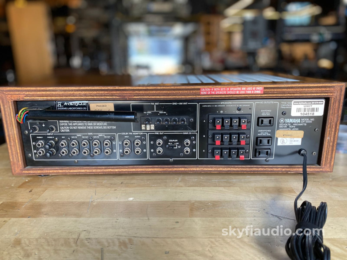 Yamaha Cr2020 Vintage Receiver - Serviced And Gorgous Integrated Amplifier