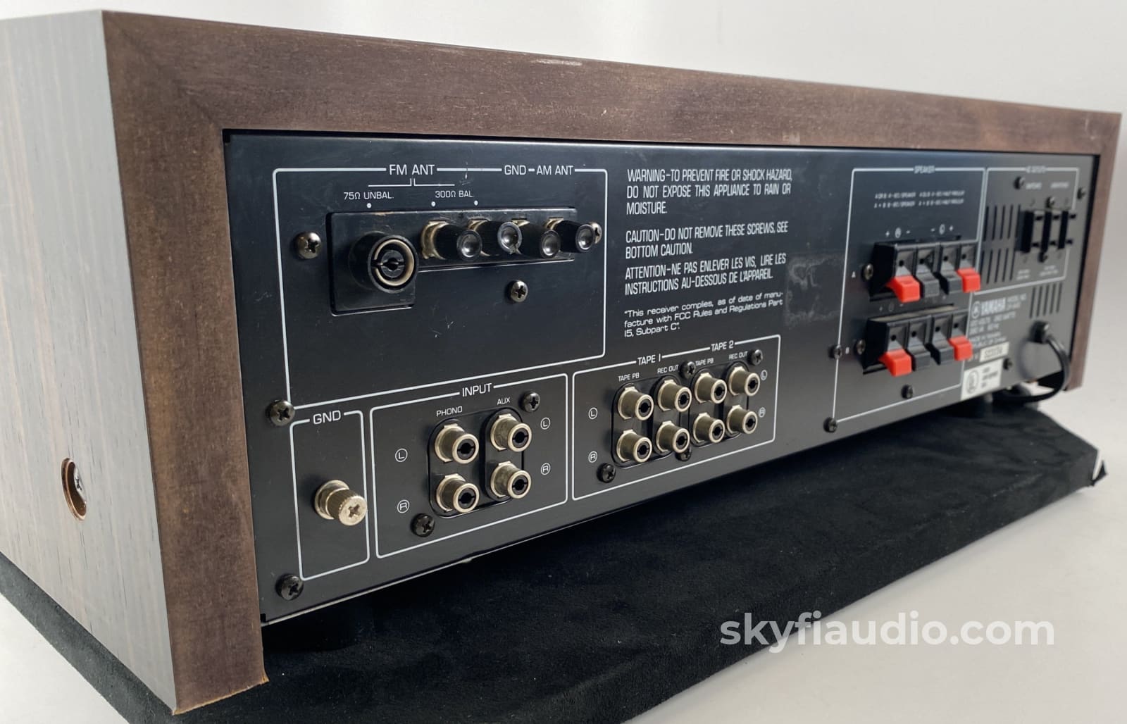 Yamaha Cr-640 Vintage Natural Sound Stereo Receiver Integrated Amplifier