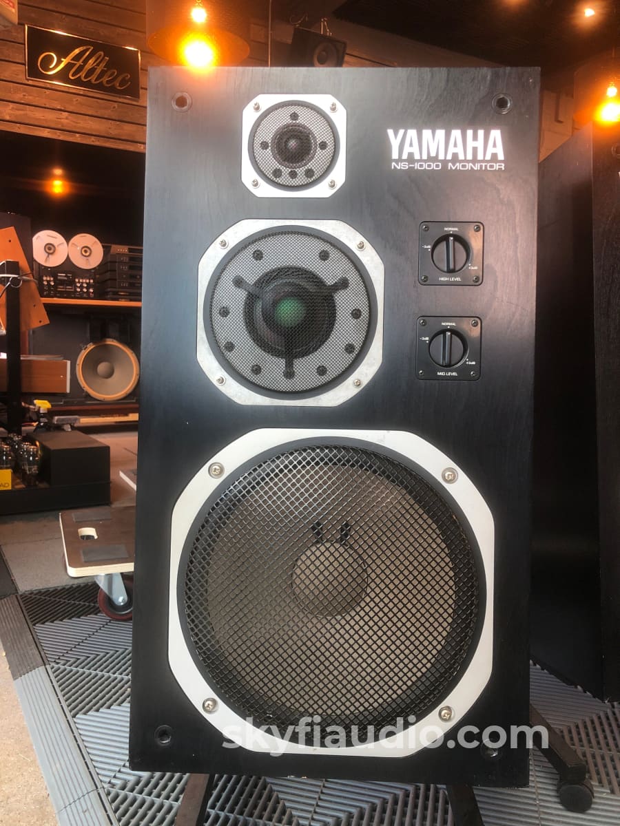 Yamaha Ns-1000M Vintage Studio Monitor Speakers With Beryllium Drivers!