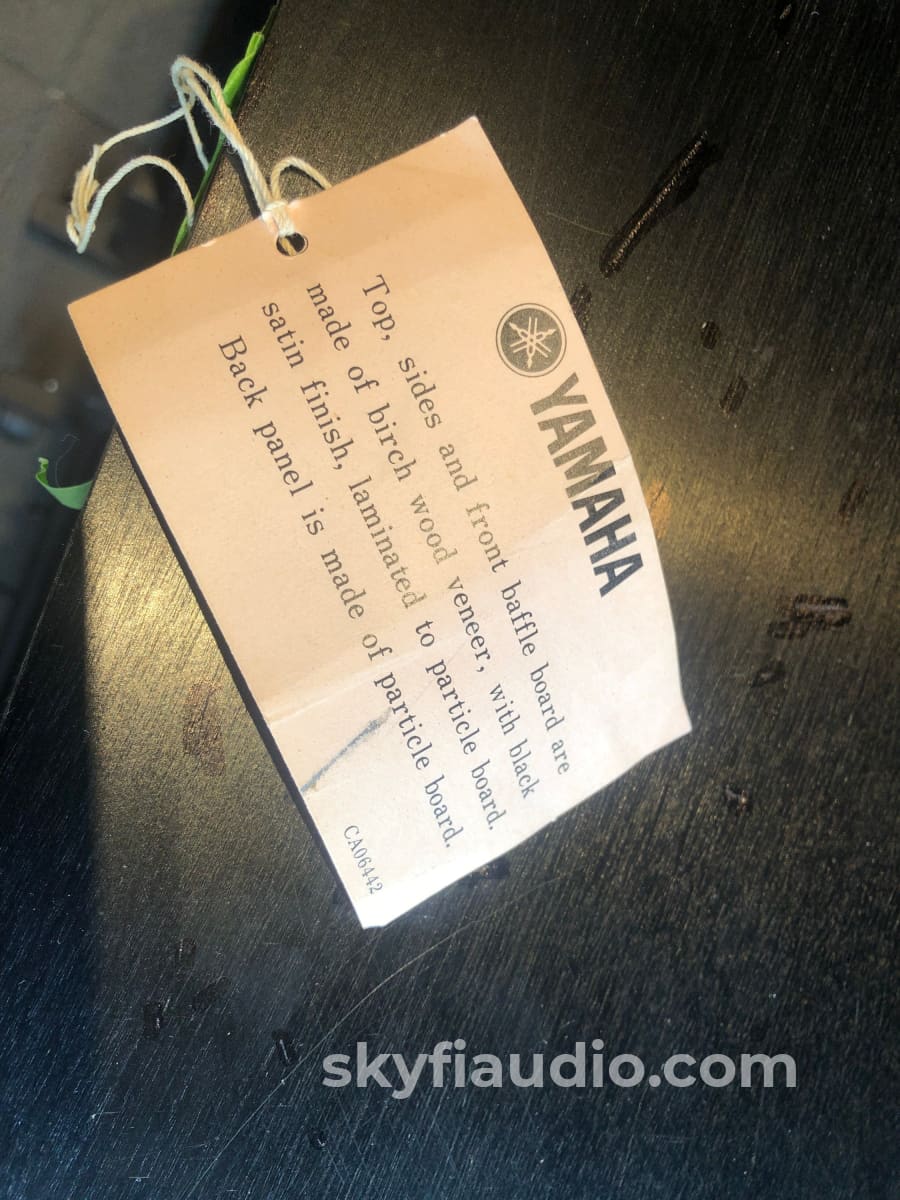 Yamaha Ns-1000M Vintage Studio Monitor Speakers With Beryllium Drivers!