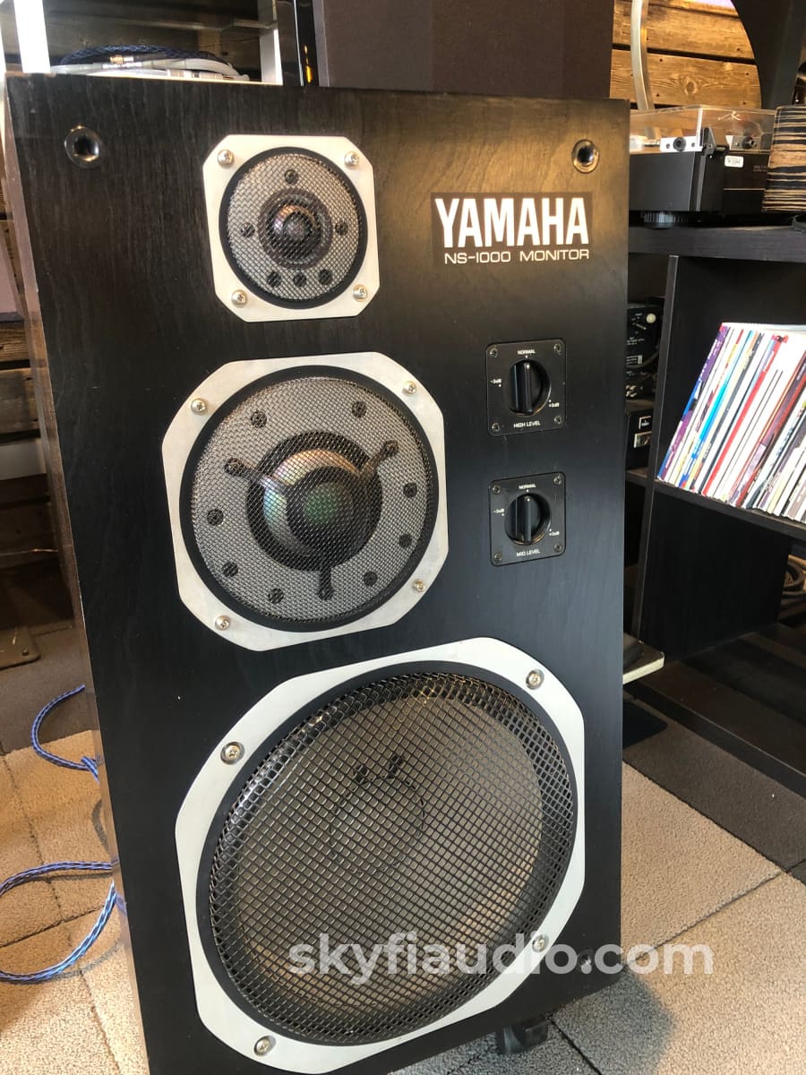 Yamaha Ns-1000M Vintage Studio Monitor Speakers With Beryllium Drivers!