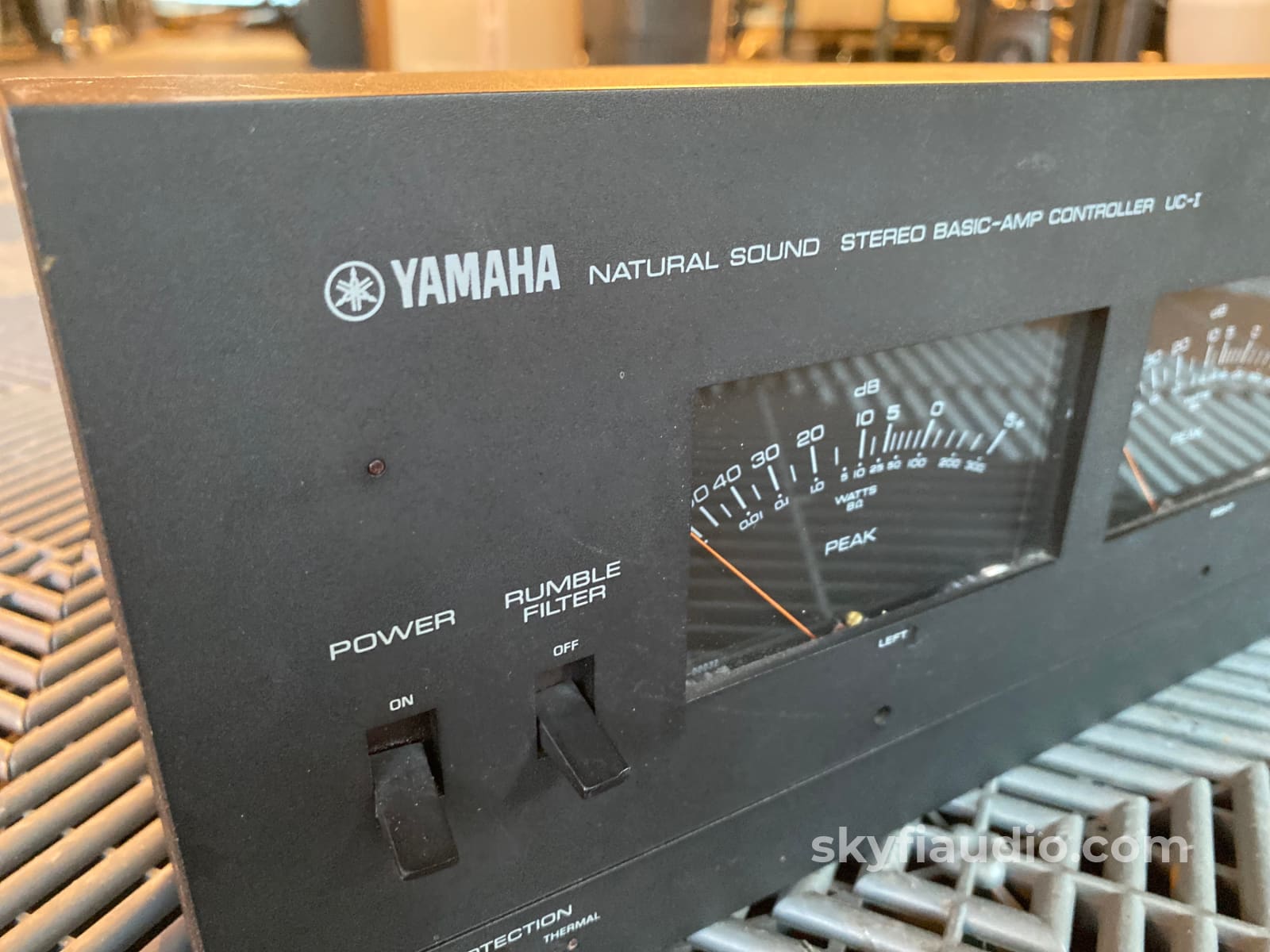 Yamaha Uc-1 Meter Bridge And Control Unit For B-1 Vfet Amplifier - Super Rare Accessory