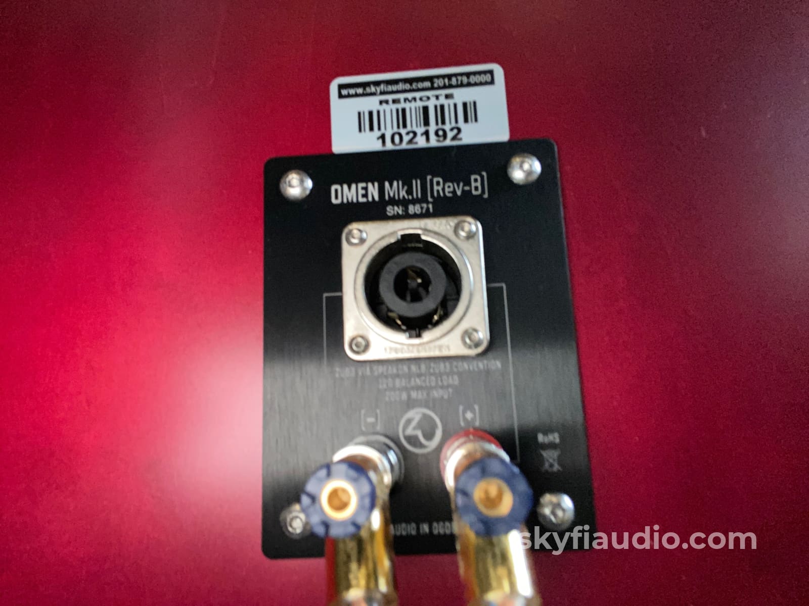 Zu Audio Omen Bookshelf Mk.ii Speakers - In Amazing Sangria Finish