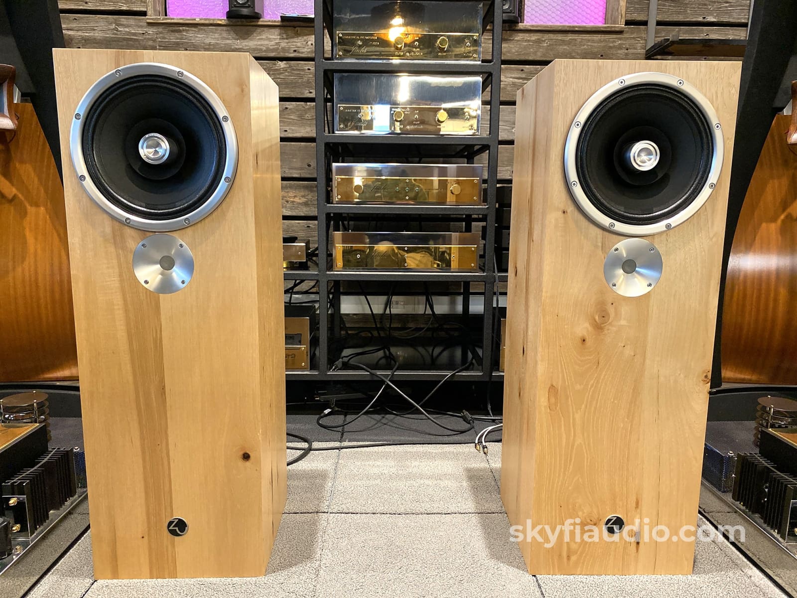 Zu Audio Omen Dirty Weekend Speakers In Rustic Hickory