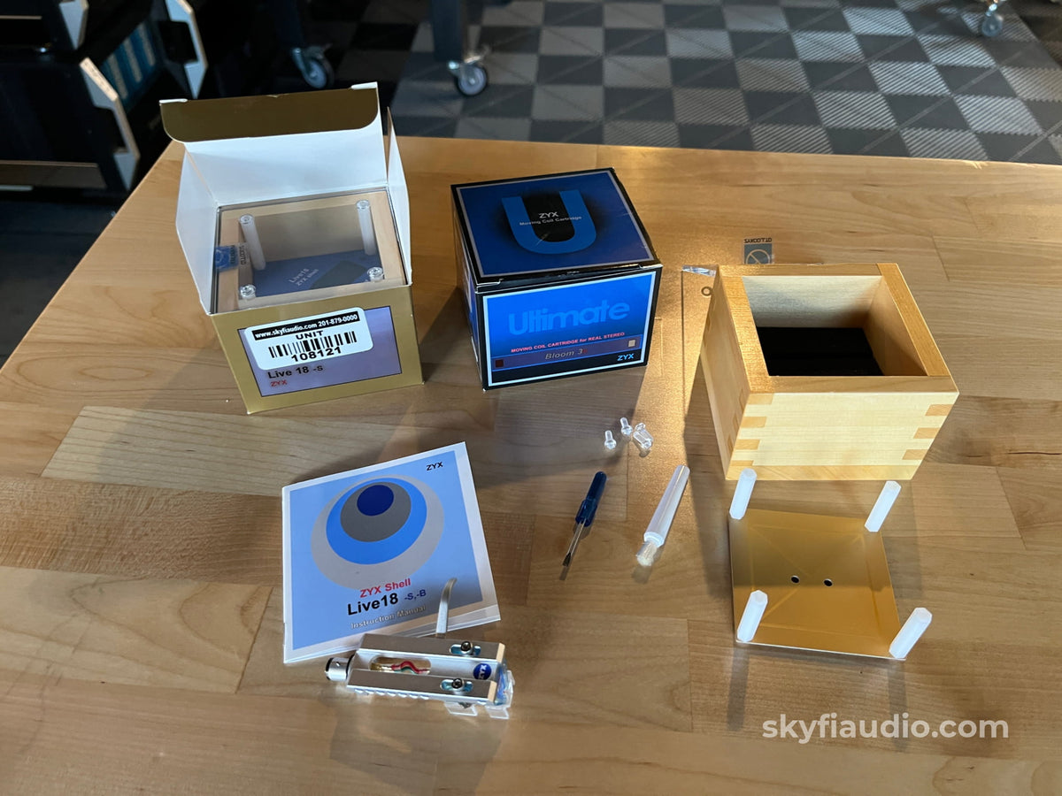 ZYX Bloom 3H MC Cartridge W/ ZYX Live18 Headshell - For Technics Turntables - Phono Cartridge