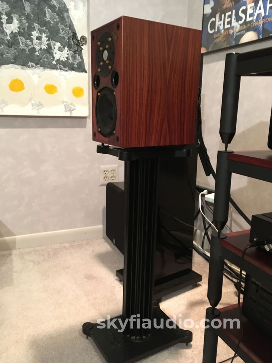 Acoustic Energy Ae-1 Speakers With Matching Stands
