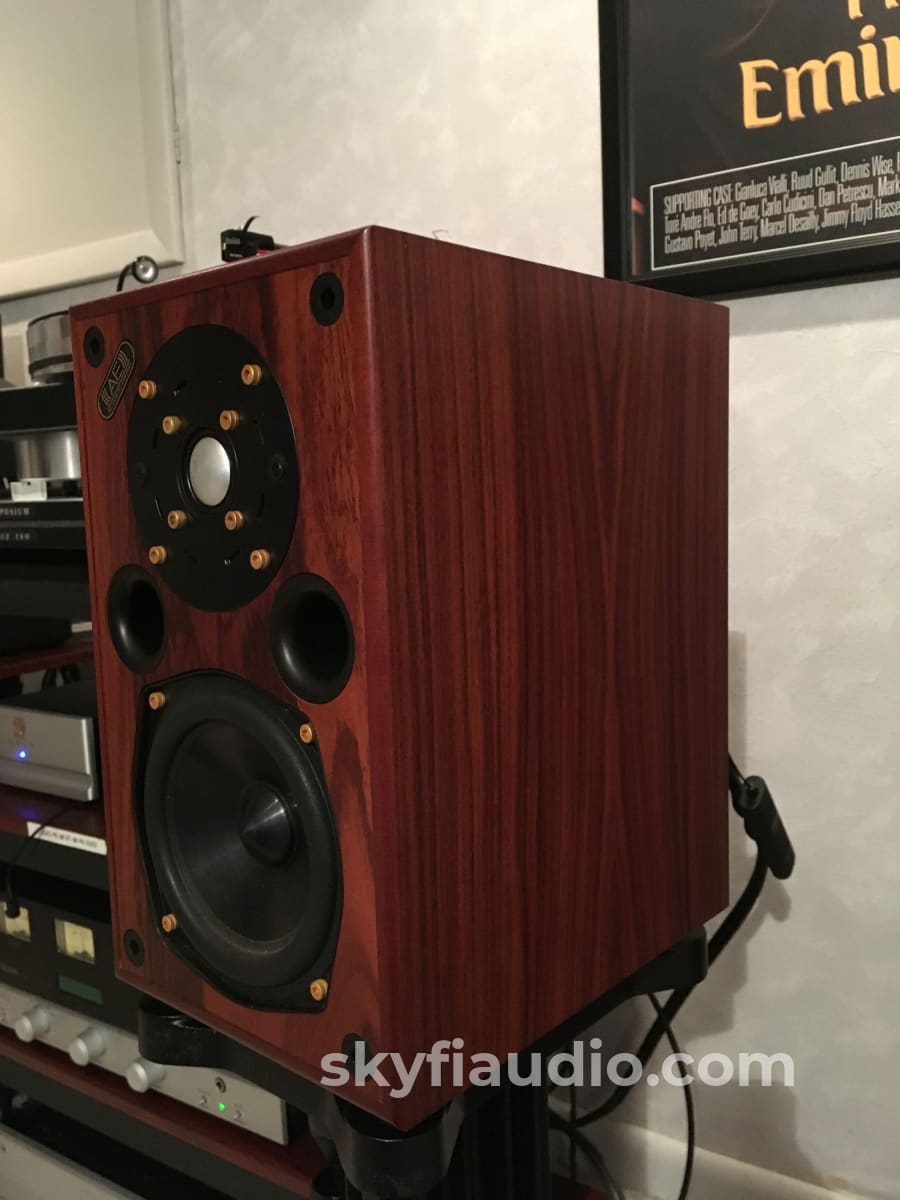 Acoustic Energy Ae-1 Speakers With Matching Stands