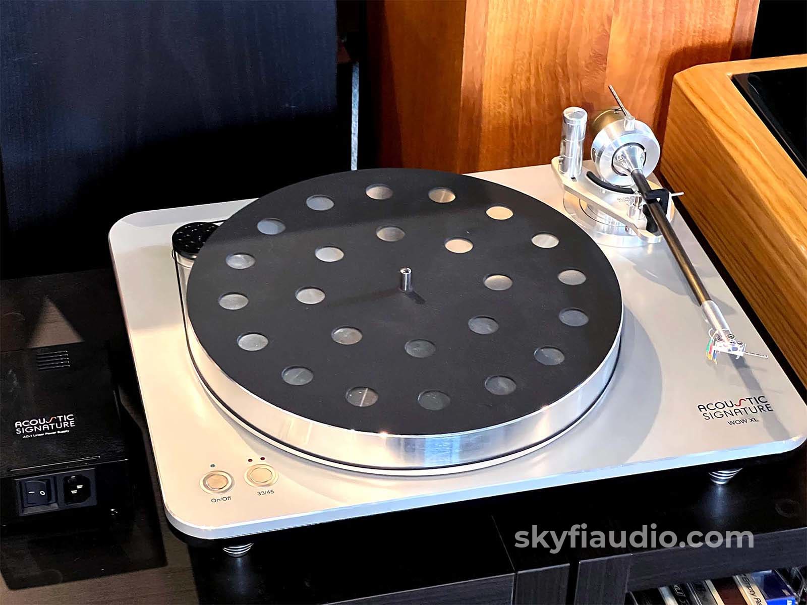 Acoustic Signature Wow Xl Turntable With New Sumiko Cartridge