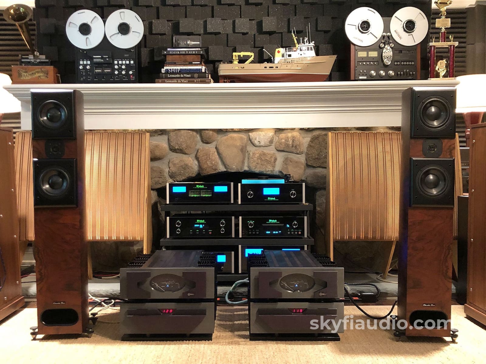 Acoustic Zen Adagio Speakers In A Gorgeous Burled Walnut Finish