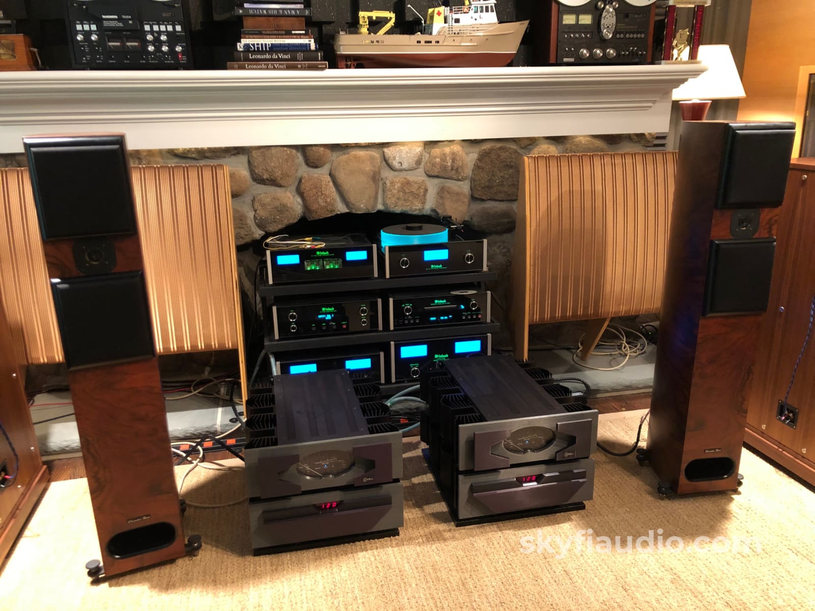 Acoustic Zen Adagio Speakers In A Gorgeous Burled Walnut Finish