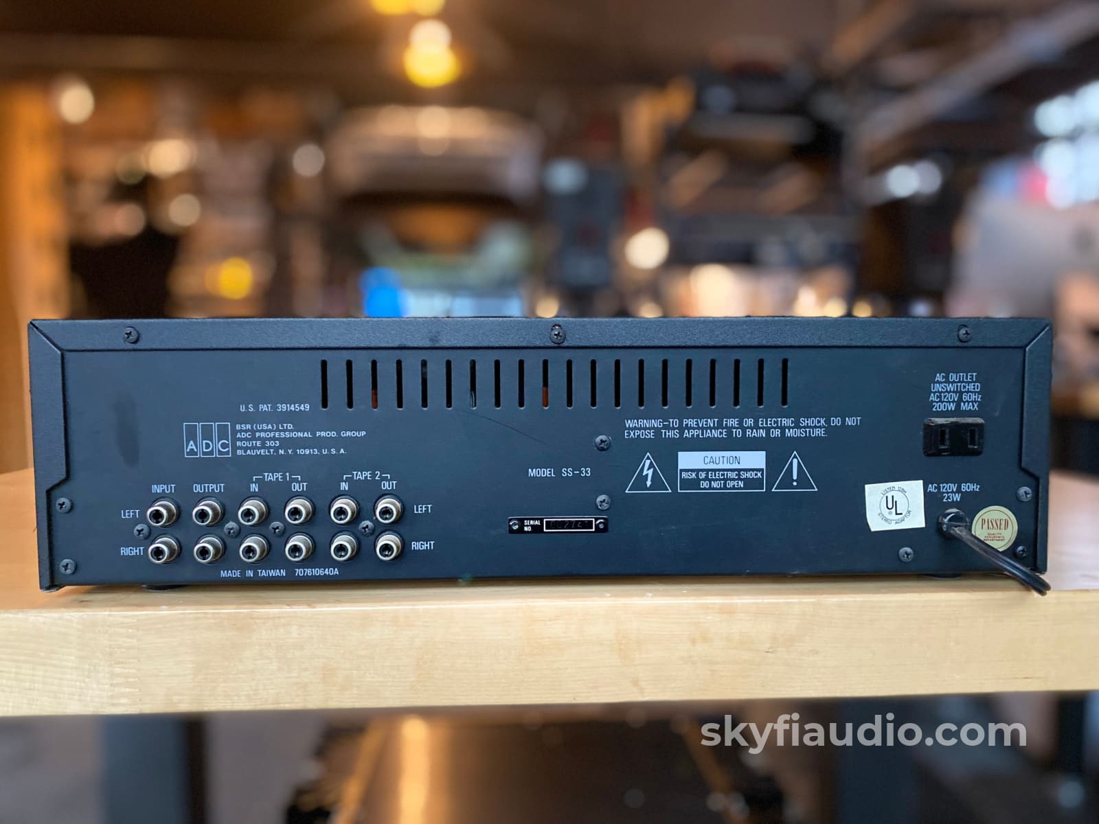 Adc Sound Shaper Thirty Three Ss-33 Vintage 10 Band Equalizer Accessory