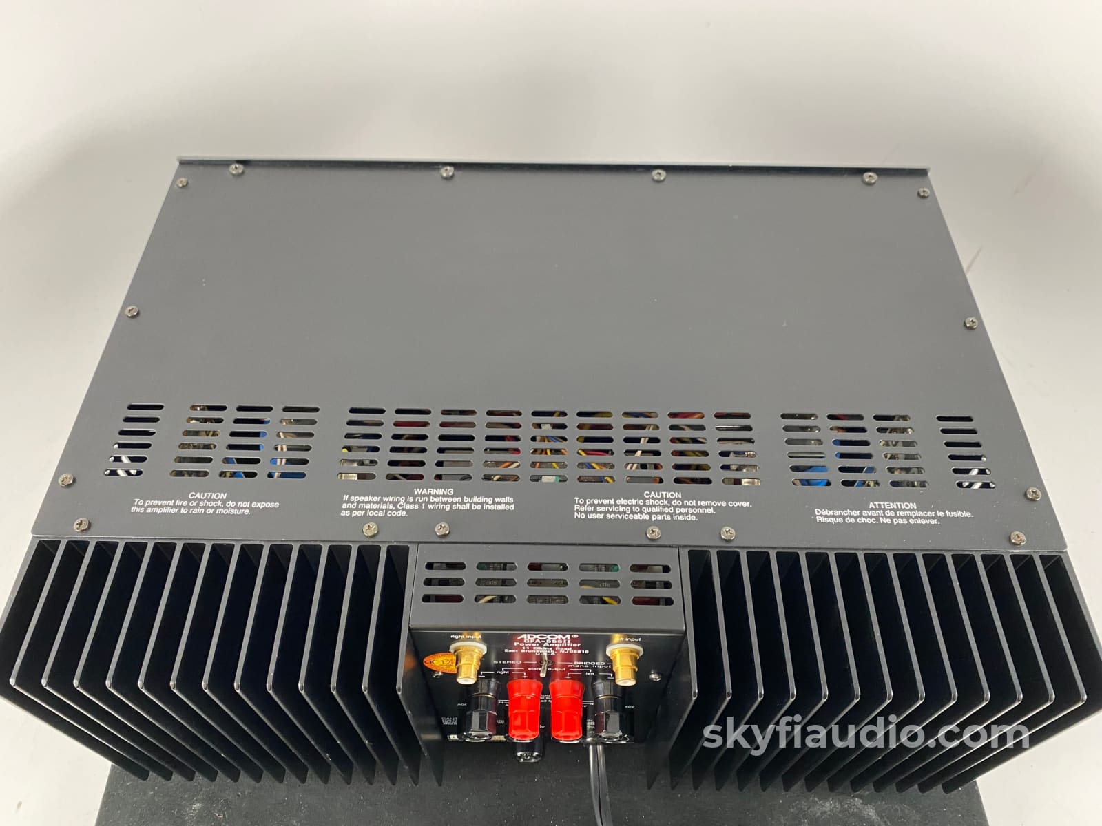 Adcom Gfa-555 Mkii Solid State Vintage Amplifier