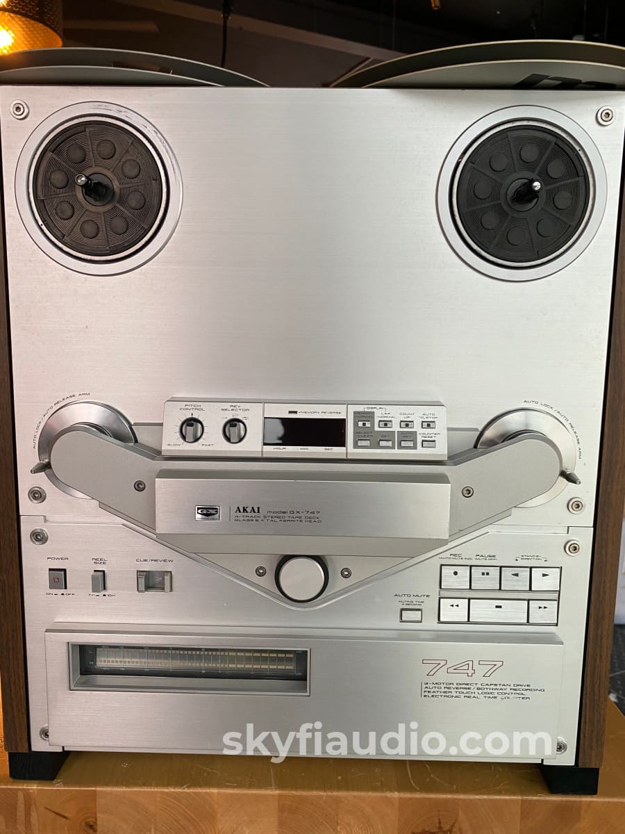 Akai Gx-747 Professional Reel To Tape Recorder - Restored Deck