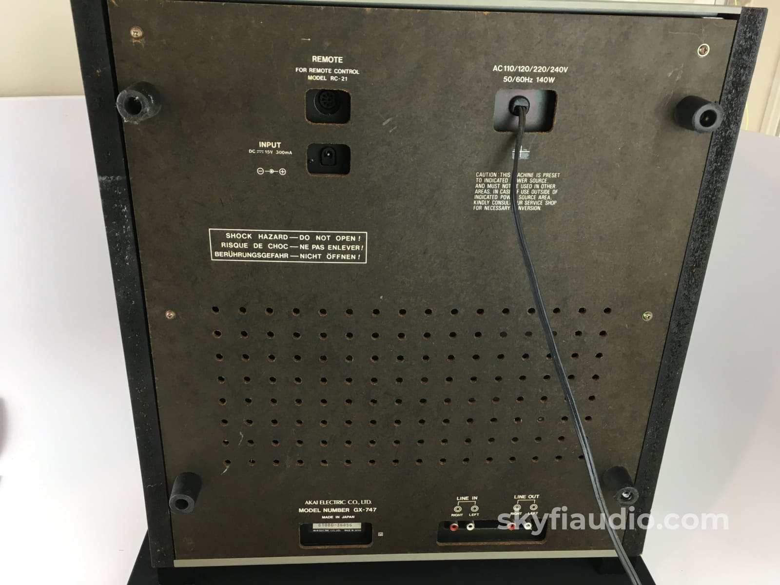 Akai Gx-747 Professional Stereo Reel To Tape Recorder Deck