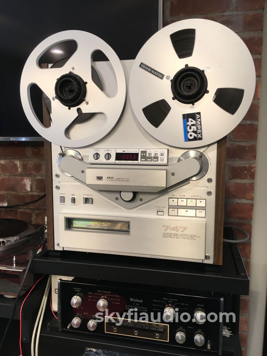 Akai GX-747 Professional Stereo Reel to Reel Tape Recorder 110V HiFi Vintage