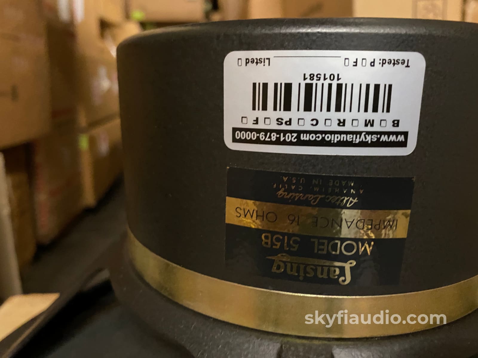 Altec Lansing 515-B Vintage Woofers 16 Ohms Like New In Original Boxes! Speakers