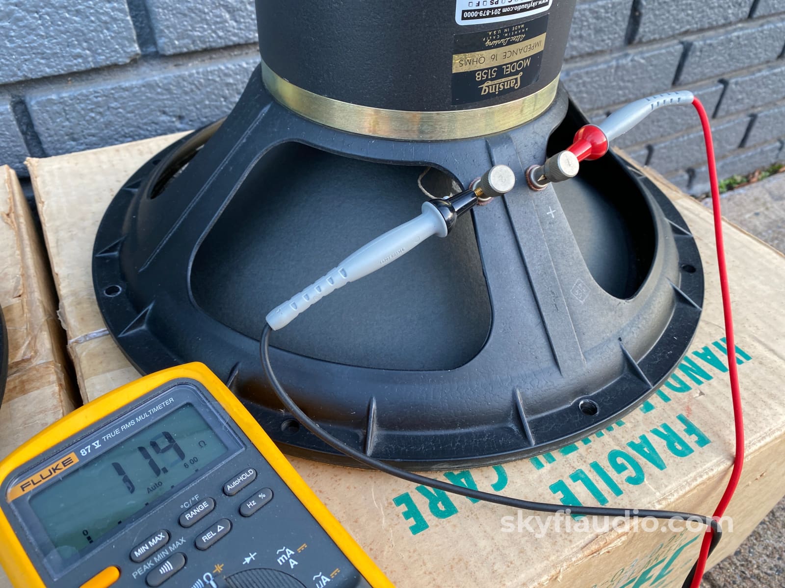 Altec Lansing 515-B Vintage Woofers Like New In Original Boxes! 16 Ohms Speakers